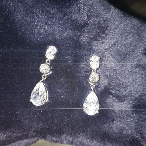 Sparkle and Shine in these CZ drop earrings!